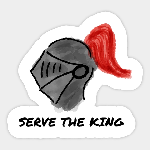 Knight Sticker by Ngurah Arie